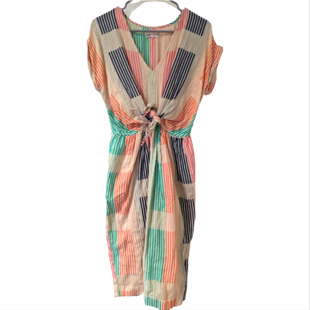 Lou and Grey Multi-colored striped Dress, size XS